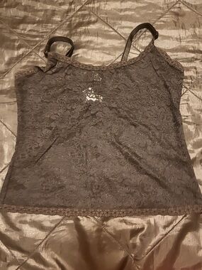 Lace Cami Tank Top - black - PINK by Victoria’s Secret New